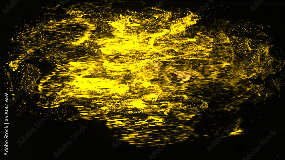 Aufkleber abstract animation of social like icon decaying into multicolored moving particles on black backgrou