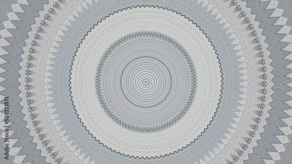 Poster abstract black and white audio equalizer, seamless loop. animation. monochrome round shaped sound wa
