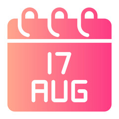 independence day gradient icon