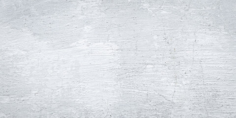 Fototapeta premium Natural gray concrete wall, light grey grunge background, old rough photo beton texture. Granite weathered slab floor. Empty space. Cement wall surface. Wide banner.