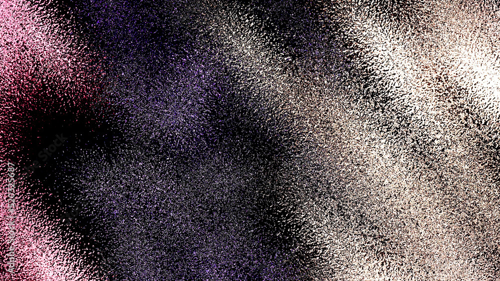 Poster abstract grainy glass texture with blurred light flares behind it. motion. changing defocused gradie