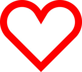 Red heart clip art