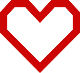 Red heart clip art