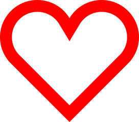 Red heart clip art