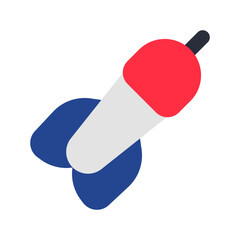 Dart Icon with Flat Style