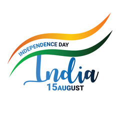 Happy independence day celebration card