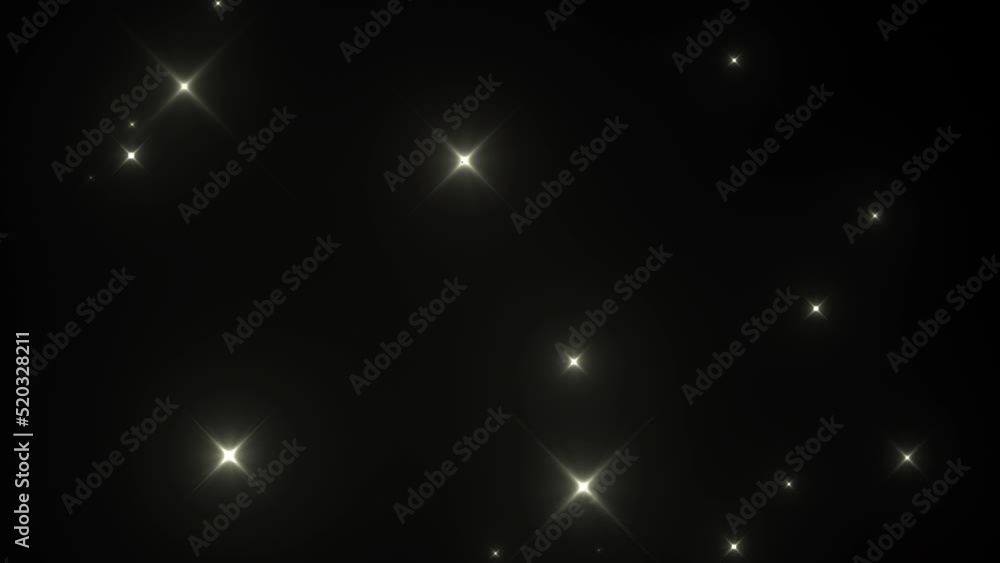 Wall mural shimmering light camera flashes stars overlay background