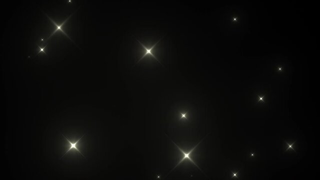 shimmering light camera flashes stars overlay background