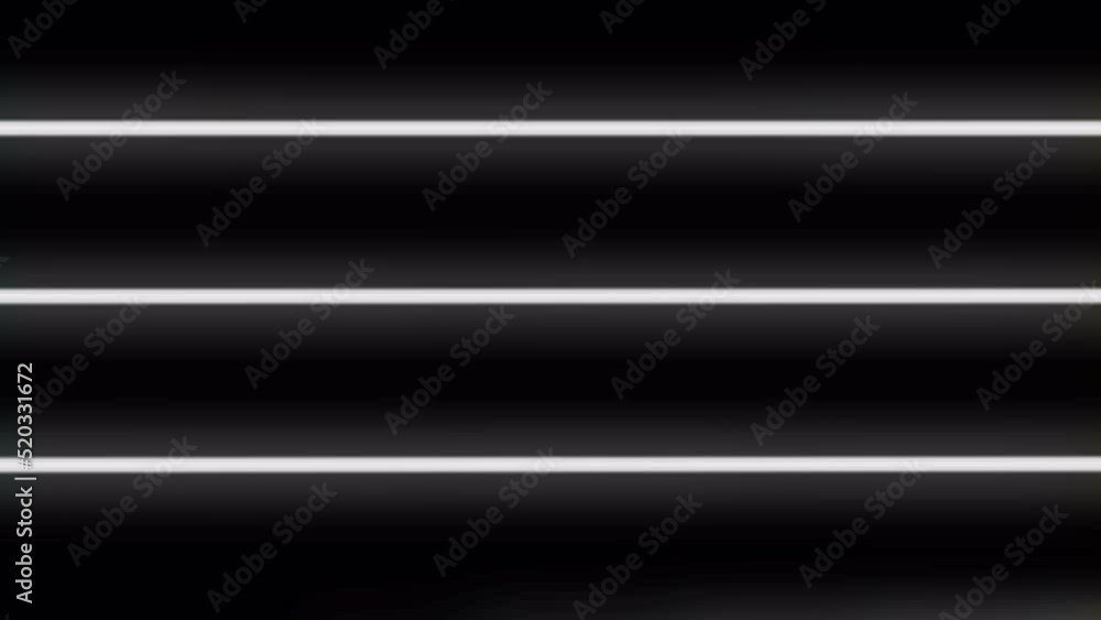 Aufkleber Simple White Strobbing and Flickering Noise Lines Flow Up Screen Background