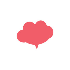 Bubble chat blobs icon