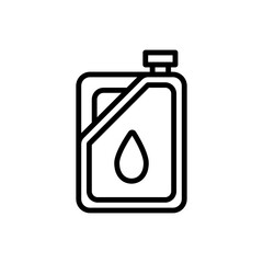 Oil, diesel simple icon vector. Flat design