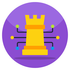 Premium download icon of chess knight