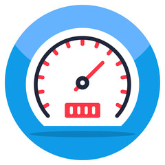 Premium download icon of speedometer