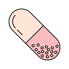 health medicine capsule icon