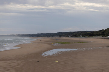 Omaha Beach in Normandy, one of the most important places of the second world war