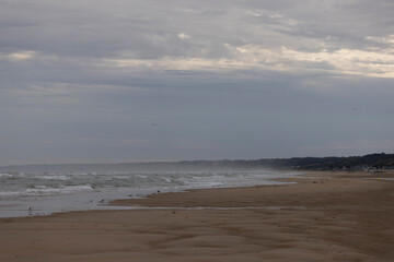 Omaha Beach in Normandy, one of the most important places of the second world war