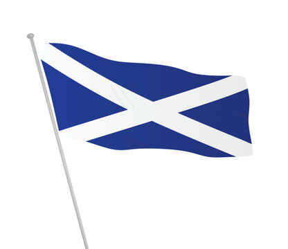 Scotland national flag. vector illustration