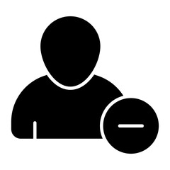 Premium download icon of remove profile