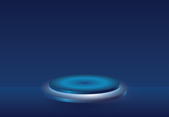 3D background images in podium format for product design and layout