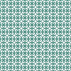 Seamless vector pattern. Line floral pattern seamless background flowers motif. Textile swatch. Modern lux Fabric design. Vector illustration. Abstract geometric texture. Light Green White 10 eps