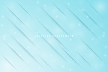 Obraz premium Blue white abstract geometric background