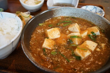Chinese Food, Mabo Tofu - 中華料理 麻婆豆腐