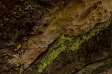 natural pattern on the rocks