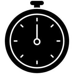 An icon design of stopwatch