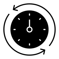 Perfect design icon of time update
