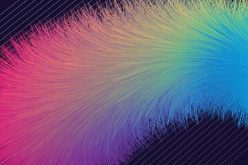 abstract background with rainbow