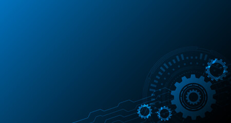 Geomatics Technology Abstract  gear model drives the electronic network of the future.digital data background EP.5