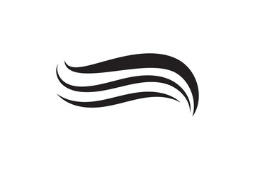 Sea icon wave illustration vector design. Ocean logo graphic element. Aqua symbol.