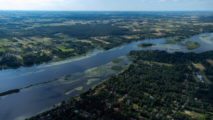 aerial view of landscape