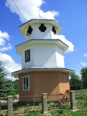 Old bell tower in the village
