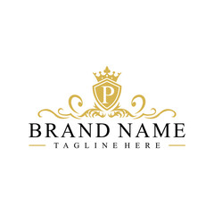 luxury elegant logo design ornament creative idea vector design inspiration