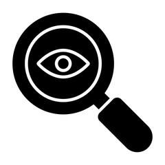 Modern design icon of search eye