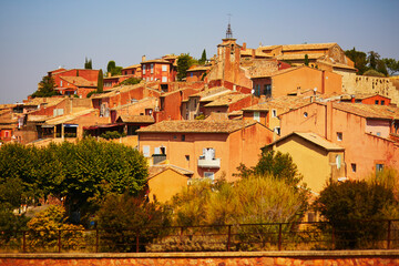 Fototapeta premium Scenic view of Roussillon, Provence, France