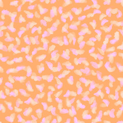 Delicate blur pastel color transparent spots seamless pattern