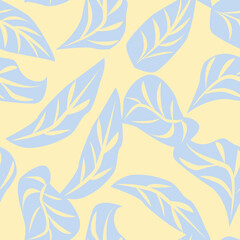 Tropical Leaf Seamless Pattern Design