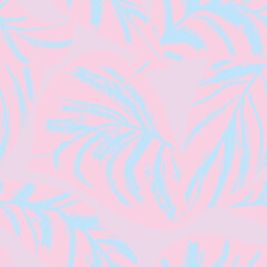 Fototapeta na wymiar Tropical Leaf Seamless Pattern Design