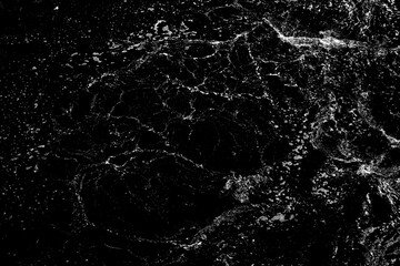 Fototapeta Czarne tło z asymetrycznym, białym wzorem obraz