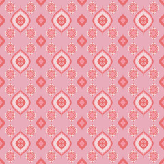 Geometric ethnic oriental ikat pattern, folk embroidery Design for background,carpet,wallpaper,clothing,wrapping,Batik,fabric,illustration.