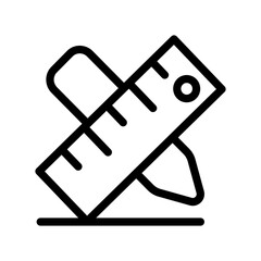 Ruler icon template