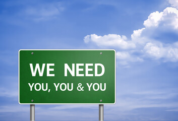 We need you - job search