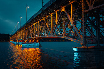 Most im. Legionów Piłsudskiego w Płocku - obrazy, fototapety, plakaty