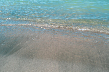 waves on the beach