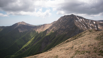 Nature of the italian alps in spring