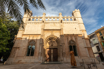 Palma de Mallorca, Spain. The Sa Llotja dels Mercaders or Lonja de los Mercaderes (Merchant Market), a Gothic building by Guillem Sagrera in the 15th Century © J. Ossorio Castillo
