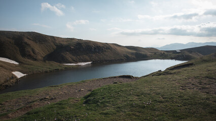 Nature of the italian alps in spring