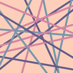 Pastel colored Confetti Lines Stroke Background, Pale Pink